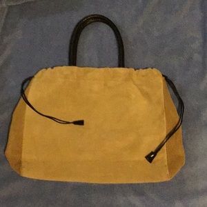 Furla suede handbag